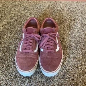 Burgundy Suede Men’s Vans Size Sz. 10
